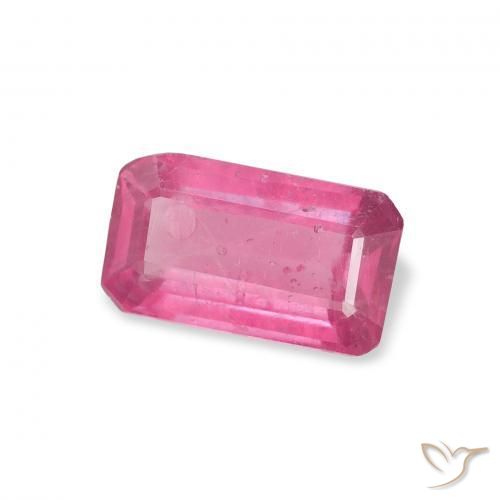 Rubino Rosa hot naturale da 1.44 ct, Ottagonale / Taglio smeraldo, VS-SI
