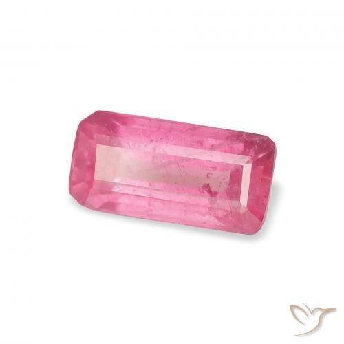 Rubino Rosa hot naturale da 1.62 ct, Ottagonale / Taglio smeraldo, VS-SI