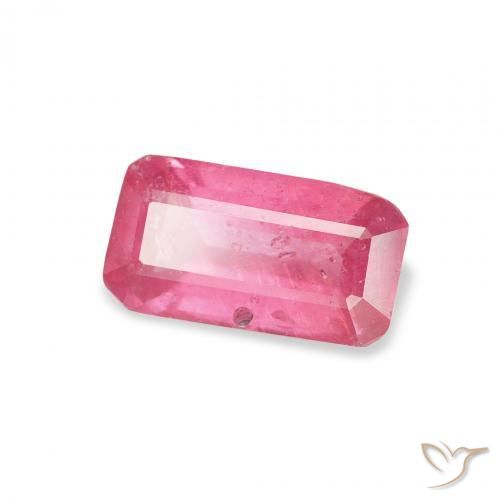 Rubino Punch di frutta rosso naturale da 1.64 ct, Ottagonale / Taglio smeraldo, VS-SI