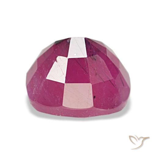 Rubino naturale rosso da 2,65 ct, taglio a cuscino, VS