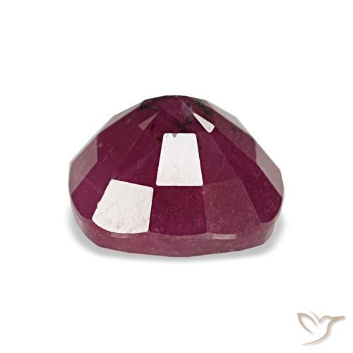 Rubino naturale rosso da 1,70 ct, taglio a cuscino, VS