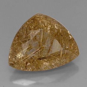 Quarzo rutilato naturale giallo da 21,78 ct, trasparente, trasparente/traslucido