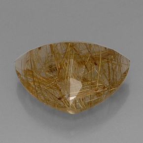 Quarzo rutilato naturale giallo da 21,78 ct, trasparente, trasparente/traslucido
