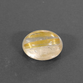 Quarzo rutilato naturale giallo da 1,66 ct, trasparente, trasparente/traslucido