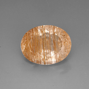 Quarzo rutilato naturale giallo da 22,42 ct, trasparente, trasparente/traslucido