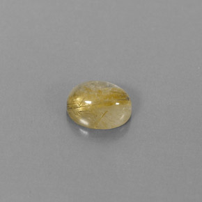 Quarzo rutilato naturale giallo da 1,73 ct, trasparente, trasparente/traslucido