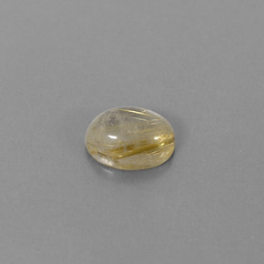 Quarzo rutilato naturale giallo da 1,61 ct, trasparente, trasparente/traslucido