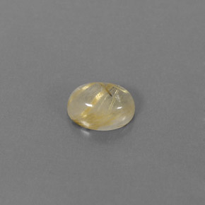 Quarzo rutilato naturale giallo da 1,61 ct, trasparente, trasparente/traslucido
