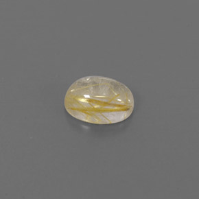 Quarzo rutilato naturale giallo da 1,42 ct, trasparente, trasparente/traslucido