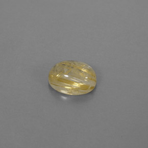 Quarzo rutilato naturale giallo da 1,67 ct, trasparente, trasparente/traslucido