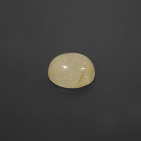 Quarzo rutilato naturale giallo da 1,63 ct, trasparente, trasparente/traslucido