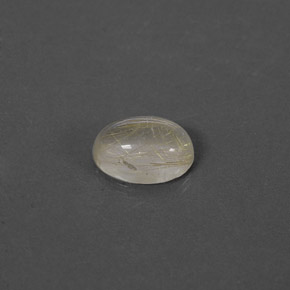 Quarzo rutilato naturale giallo da 1,35 ct, trasparente, trasparente/traslucido