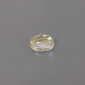 Quarzo rutilato naturale giallo da 1,54 ct, trasparente, trasparente/traslucido