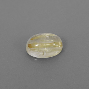 Quarzo rutilato naturale giallo da 1,54 ct, trasparente, trasparente/traslucido