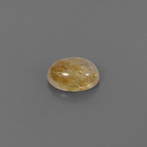 Quarzo rutilato naturale giallo da 1,48 ct, trasparente, trasparente/traslucido