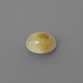 Quarzo rutilato naturale giallo da 1,46 ct, trasparente, trasparente/traslucido