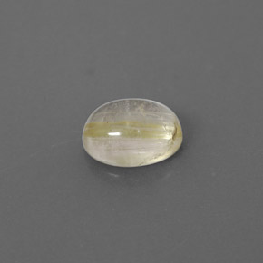 Quarzo rutilato naturale giallo da 1,52 ct, trasparente, trasparente/traslucido