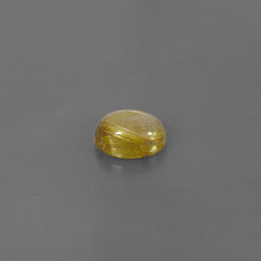 Quarzo rutilato naturale giallo da 1,44 ct, trasparente, trasparente/traslucido