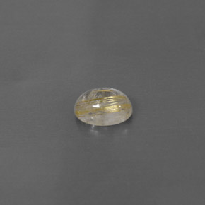 Quarzo rutilato naturale giallo da 1,33 ct, trasparente, trasparente/traslucido