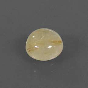 Quarzo rutilato naturale giallo da 2,10 ct, trasparente, trasparente/traslucido