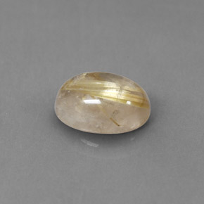 Quarzo rutilato naturale giallo da 1,75 ct, trasparente, trasparente/traslucido