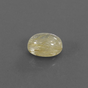 Quarzo rutilato naturale giallo da 1,51 ct, trasparente, trasparente/traslucido