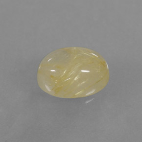 Quarzo rutilato naturale giallo da 1,57 ct, trasparente, trasparente/traslucido