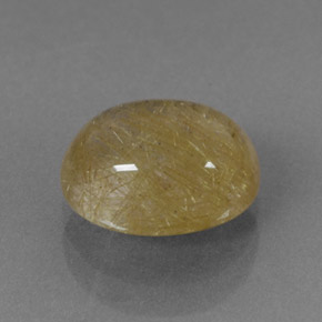 Quarzo rutilato naturale giallo da 2,10 ct, trasparente, trasparente/traslucido