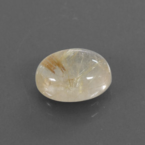 Quarzo rutilato naturale giallo da 1,97 ct, trasparente, trasparente/traslucido