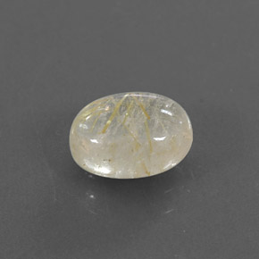 Quarzo rutilato naturale giallo da 1,61 ct, trasparente, trasparente/traslucido