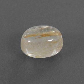 Quarzo rutilato naturale giallo da 2,09 ct, trasparente, trasparente/traslucido