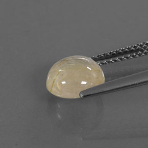 Quarzo rutilato naturale giallo da 1,80 ct, trasparente, trasparente/traslucido