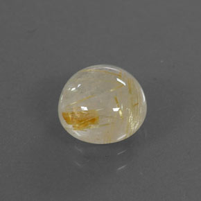 Quarzo rutilato naturale giallo da 2,21 ct, trasparente, trasparente/traslucido