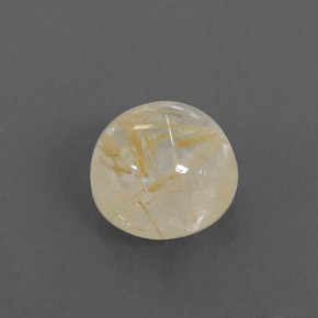 Quarzo rutilato naturale giallo da 2,59 ct, trasparente, trasparente/traslucido