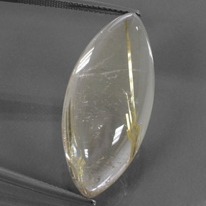 Quarzo rutilato naturale oro da 26,24 ct, marchesa, trasparente