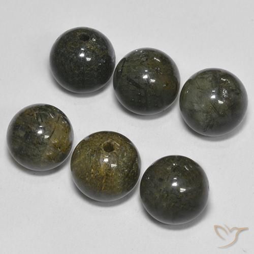 Gemme di Quarzo rutilo Marrone naturale da 21.81 ct, Sfera, Traslucido