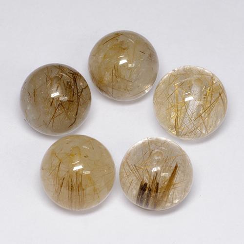 Gemme di Quarzo rutilo Multicolore naturale da 35.51 ct, Sfera, Trasparente