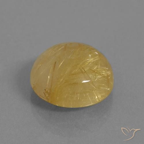 Quarzo rutilo Oro medio naturale da 7.98 ct, Rotondo, Trasparente
