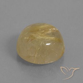 Quarzo rutilo Oro medio naturale da 9.61 ct, Rotondo, Trasparente
