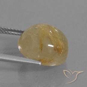 Quarzo rutilo Oro medio naturale da 9.61 ct, Rotondo, Trasparente