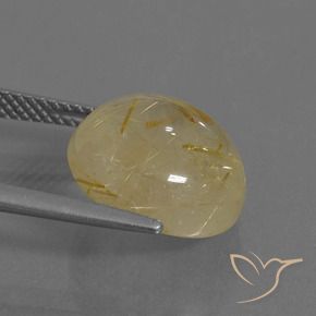 Quarzo rutilo Oro medio naturale da 7.79 ct, Rotondo, Trasparente