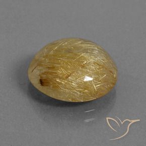 Quarzo rutilo Oro naturale da 7.70 ct, Rotondo, Trasparente