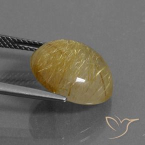 Quarzo rutilo Oro naturale da 7.70 ct, Rotondo, Trasparente