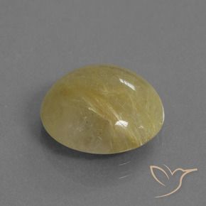 Quarzo rutilo Oro medio naturale da 5.98 ct, Rotondo, Traslucido