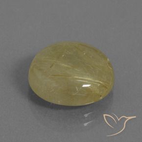 Quarzo rutilo Giallo Toscana naturale da 7.13 ct, Rotondo, Trasparente