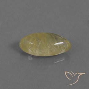 Quarzo rutilo Giallo chiaro naturale da 3.58 ct, Taglio marquise, Trasparente