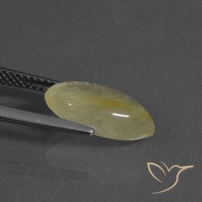 Quarzo rutilo Giallo caldo naturale da 3.00 ct, Taglio marquise, Trasparente