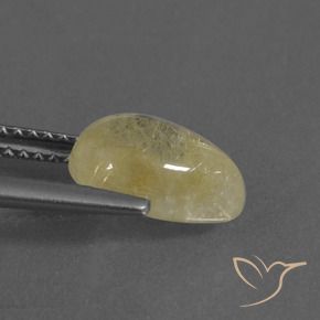 Quarzo rutilo Giallo chiaro naturale da 2.36 ct, Forma a pera, Trasparente
