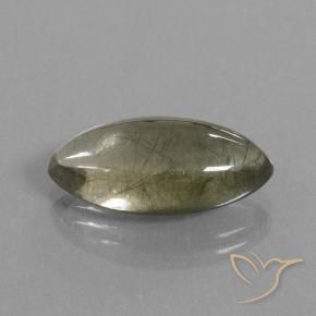 Quarzo rutilo Cancella con inclusione naturale da 7.80 ct, Taglio marquise, Trasparente