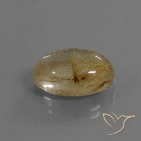 Quarzo rutilo Marrone Dorato Molto Chiaro naturale da 8.05 ct, Ovale, Trasparente